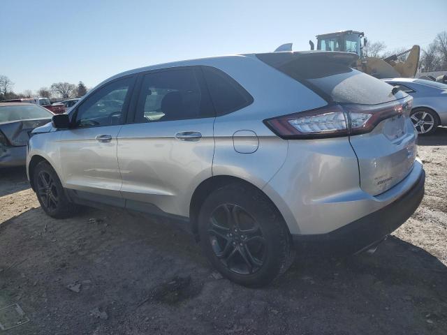 2FMPK4J8XJBC45758 - 2018 FORD EDGE SEL SILVER photo 2