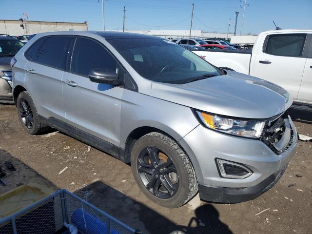 2FMPK4J8XJBC45758 - 2018 FORD EDGE SEL SILVER photo 4