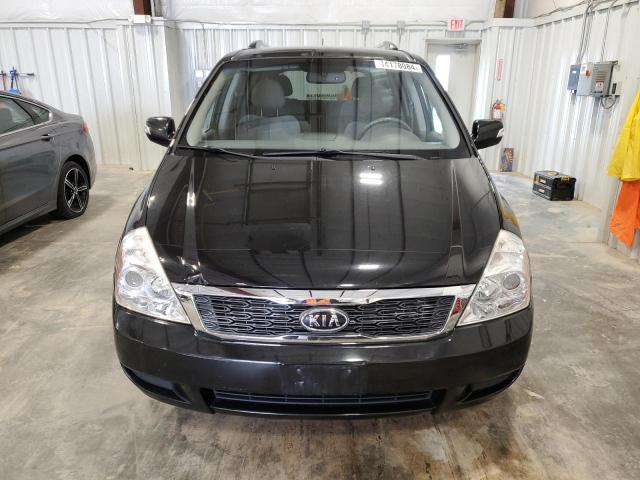 KNDMG4C73C6447128 - 2012 KIA SEDONA LX BLACK photo 5