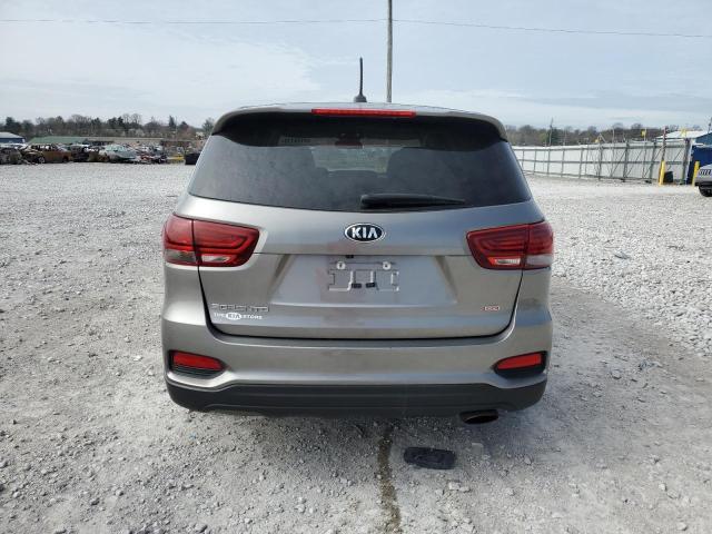 5XYPG4A30KG471878 - 2019 KIA SORENTO L GRAY photo 6