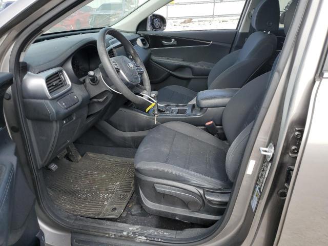 5XYPG4A30KG471878 - 2019 KIA SORENTO L GRAY photo 7