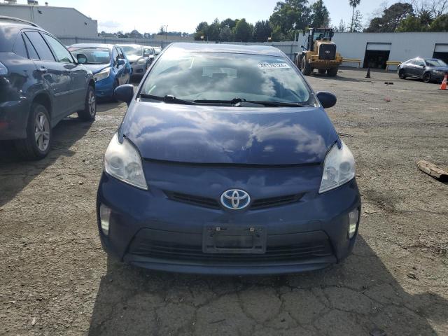 JTDKN3DU2D0354472 - 2013 TOYOTA PRIUS BLUE photo 5