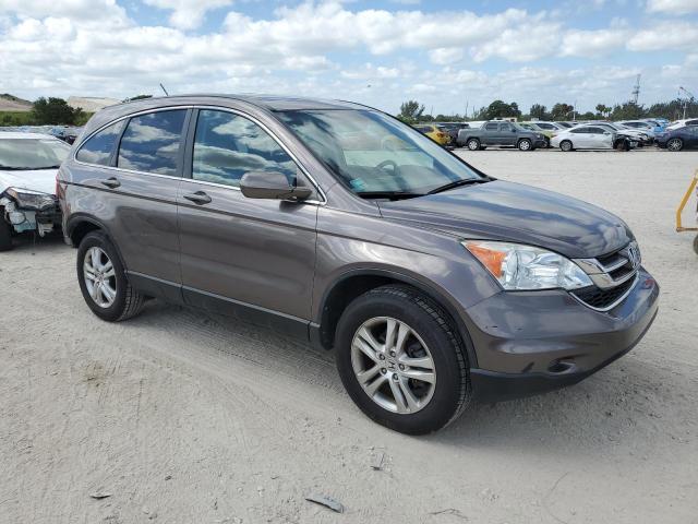 5J6RE4H78BL047743 - 2011 HONDA CR-V EXL TAN photo 4