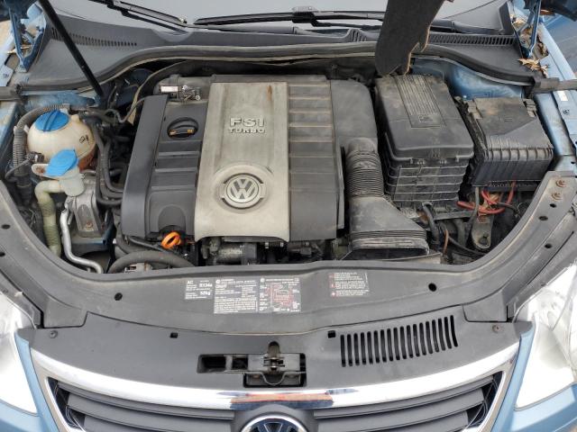 WVWFA71F77V014784 - 2007 VOLKSWAGEN EOS 2.0T LUXURY BLUE photo 11