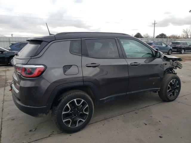 3C4NJDDB0KT799273 - 2019 JEEP COMPASS TRAILHAWK GRAY photo 3