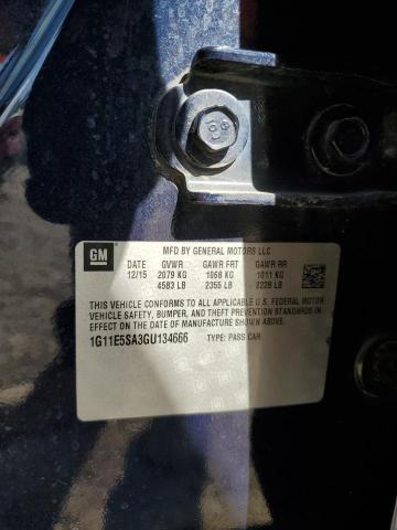 1G11E5SA3GU134666 - 2016 CHEVROLET MALIBU LIM LTZ BLUE photo 13