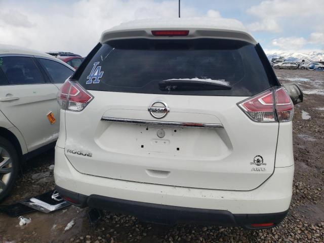 5N1AT2MV1GC734101 - 2016 NISSAN ROGUE S WHITE photo 6