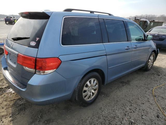 5FNRL38709B044161 - 2009 HONDA ODYSSEY EXL BLUE photo 3