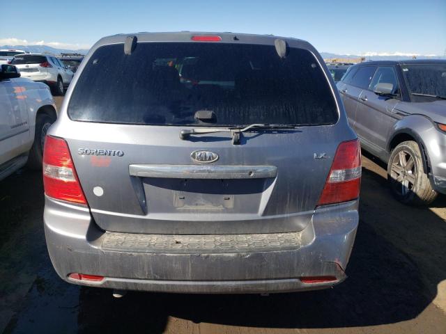 KNDJD735785800124 - 2008 KIA SORENTO EX BLUE photo 6