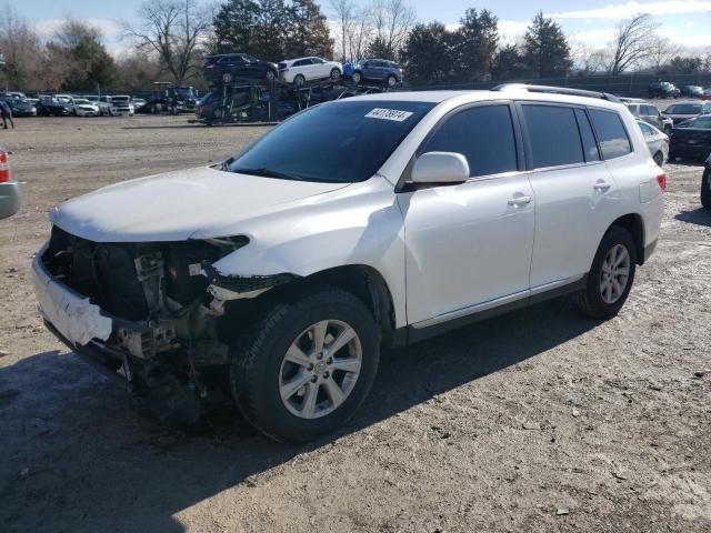 5TDBK3EH6CS134967 - 2012 TOYOTA HIGHLANDER BASE WHITE photo 1