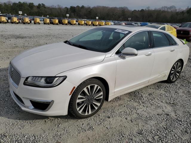 3LN6L5MU4HR664725 - 2017 LINCOLN MKZ HYBRID RESERVE WHITE photo 1