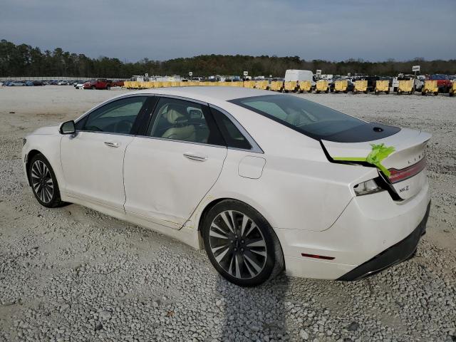 3LN6L5MU4HR664725 - 2017 LINCOLN MKZ HYBRID RESERVE WHITE photo 2