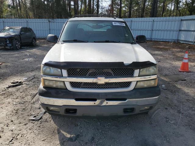 3GNEC12Z05G162817 - 2005 CHEVROLET AVALANCHE C1500 WHITE photo 5