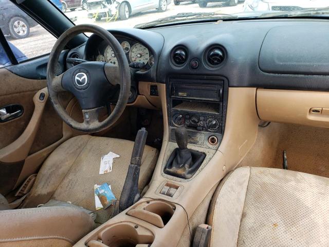 JM1NB353020233965 - 2002 MAZDA MX-5 MIATA BASE BLUE photo 8