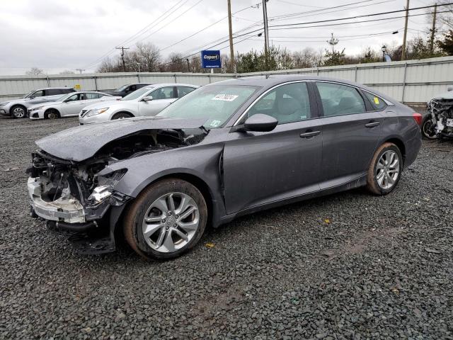 1HGCV1F13KA068974 - 2019 HONDA ACCORD LX GRAY photo 1