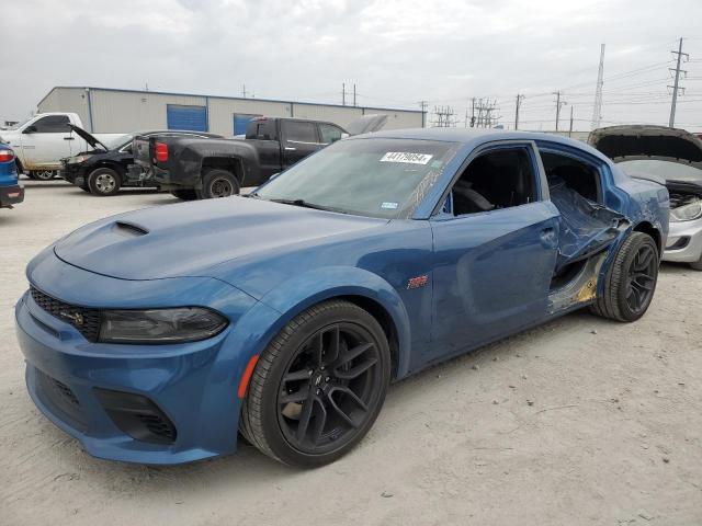 2C3CDXGJ0LH166368 - 2020 DODGE CHARGER SCAT PACK BLUE photo 1