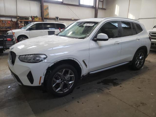 5UX53DP02N9L78476 - 2022 BMW X3 XDRIVE30I WHITE photo 1