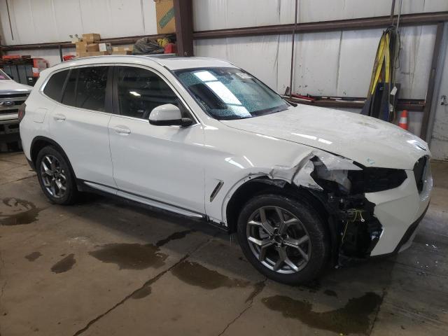 5UX53DP02N9L78476 - 2022 BMW X3 XDRIVE30I WHITE photo 4