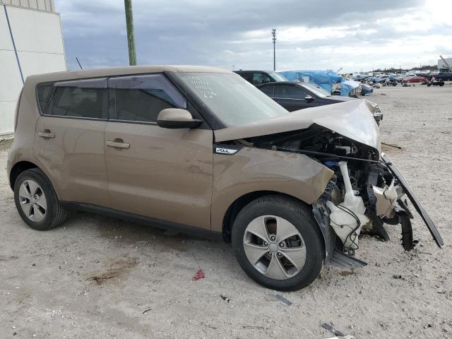 KNDJN2A2XF7140669 - 2015 KIA SOUL BROWN photo 4