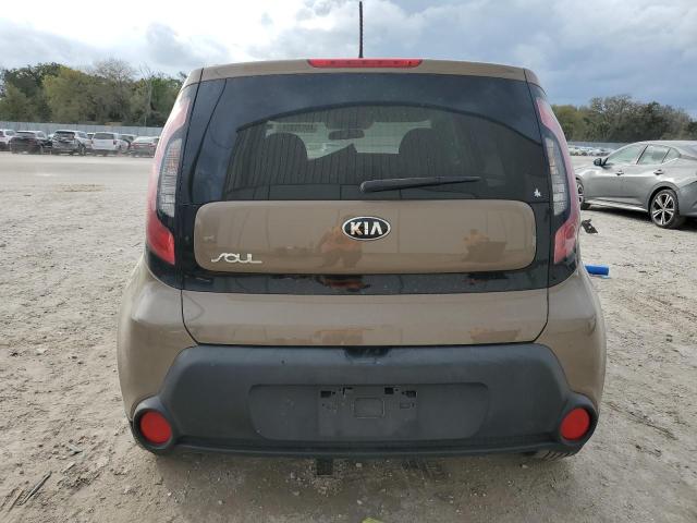 KNDJN2A2XF7140669 - 2015 KIA SOUL BROWN photo 6