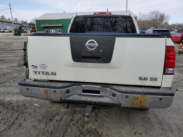 1N6AA07C79N319734 - 2009 NISSAN TITAN XE WHITE photo 6