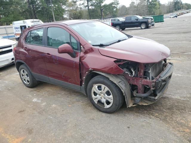 3GNCJKSB1HL181894 - 2017 CHEVROLET TRAX LS BURGUNDY photo 4