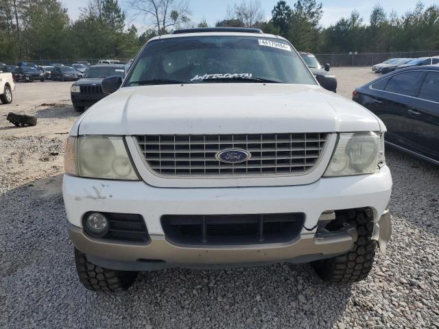 1FMZU64K04UA75222 - 2004 FORD EXPLORER EDDIE BAUER WHITE photo 5