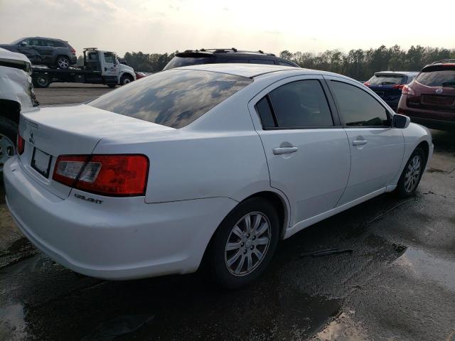 4A32B2FF2CE025240 - 2012 MITSUBISHI GALANT FE WHITE photo 3