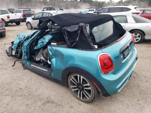 WMWWG9C50K3E40982 - 2019 MINI COOPER S TURQUOISE photo 2