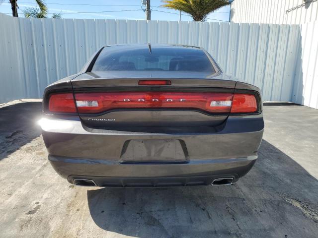 2C3CDXBGXDH579413 - 2013 DODGE CHARGER SE GRAY photo 6