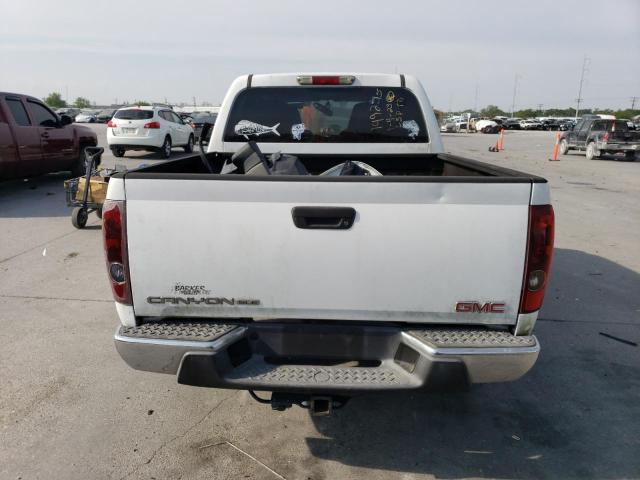 1GTDS136658106396 - 2005 GMC CANYON WHITE photo 6