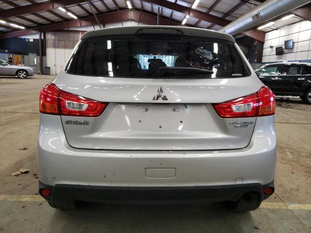 4A4AR3AU8FE034835 - 2015 MITSUBISHI OUTLANDER ES SILVER photo 6