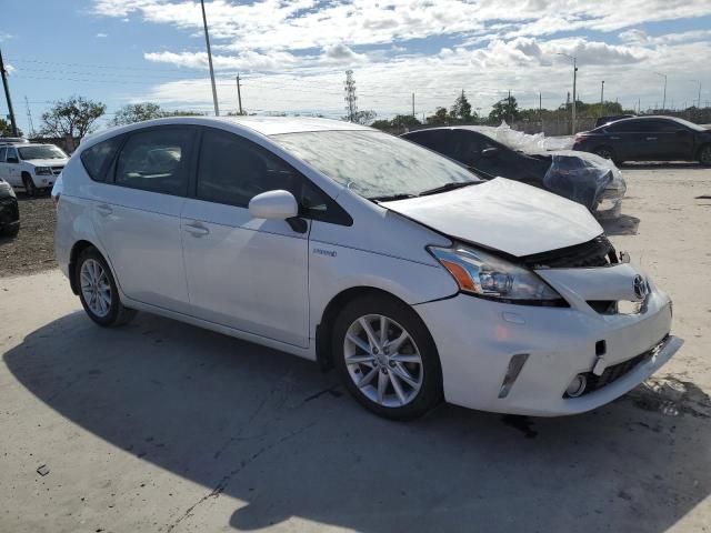 JTDZN3EU5C3091677 - 2012 TOYOTA PRIUS V WHITE photo 4