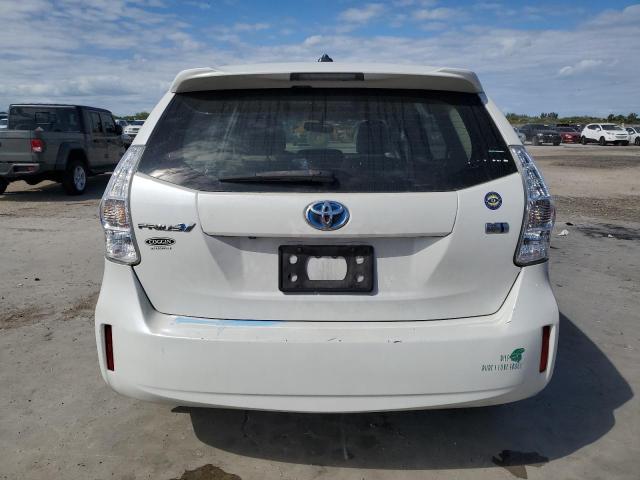 JTDZN3EU5C3091677 - 2012 TOYOTA PRIUS V WHITE photo 6