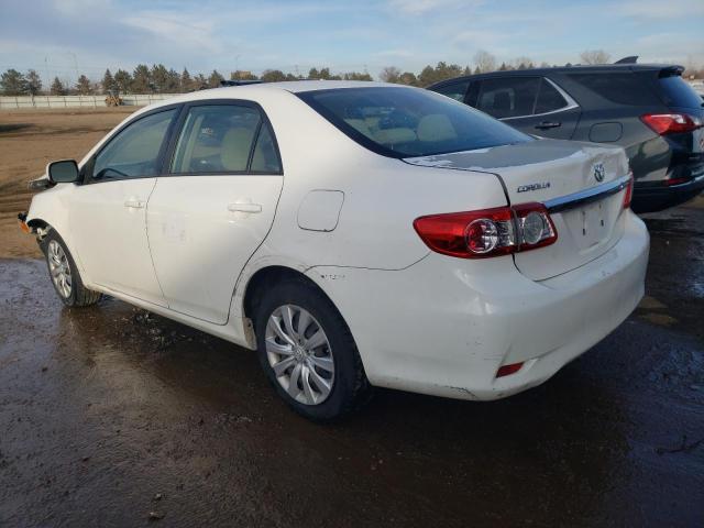 5YFBU4EE2CP006207 - 2012 TOYOTA COROLLA BASE WHITE photo 2