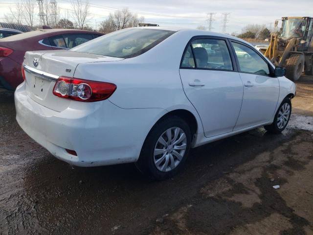 5YFBU4EE2CP006207 - 2012 TOYOTA COROLLA BASE WHITE photo 3