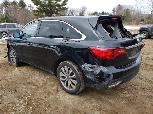 5FRYD4H45FB018279 - 2015 ACURA MDX TECHNOLOGY BLACK photo 2