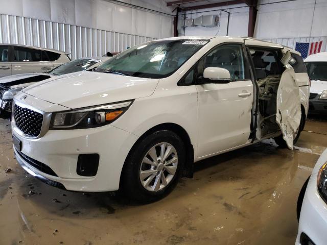 KNDMB5C16G6209439 - 2016 KIA SEDONA LX WHITE photo 1