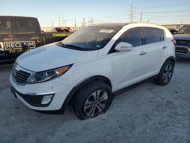 KNDPC3A29D7533422 - 2013 KIA SPORTAGE EX WHITE photo 1