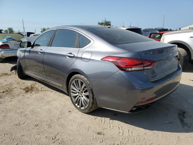 KMHGN4JFXFU068362 - 2015 HYUNDAI GENESIS 5.0L GRAY photo 2