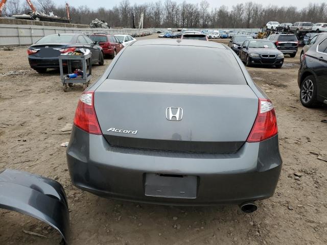 1HGCS12869A022075 - 2009 HONDA ACCORD EXL GRAY photo 6