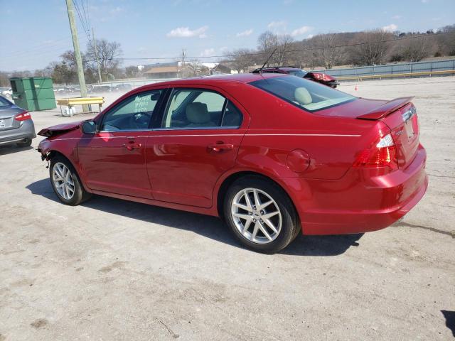 3FAHP0JGXBR119595 - 2011 FORD FUSION SEL RED photo 2