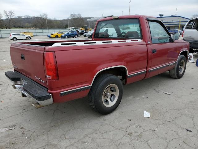 1GTDC14K1NZ504618 - 1992 GMC SIERRA C1500 RED photo 3