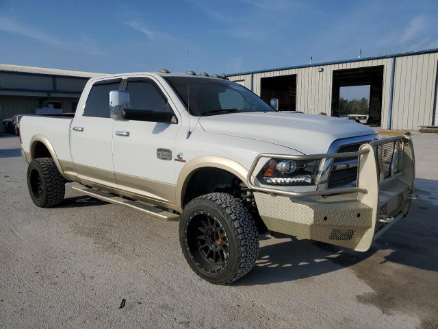 3C6UR5GL2DG519810 - 2013 RAM 2500 LONGHORN WHITE photo 4