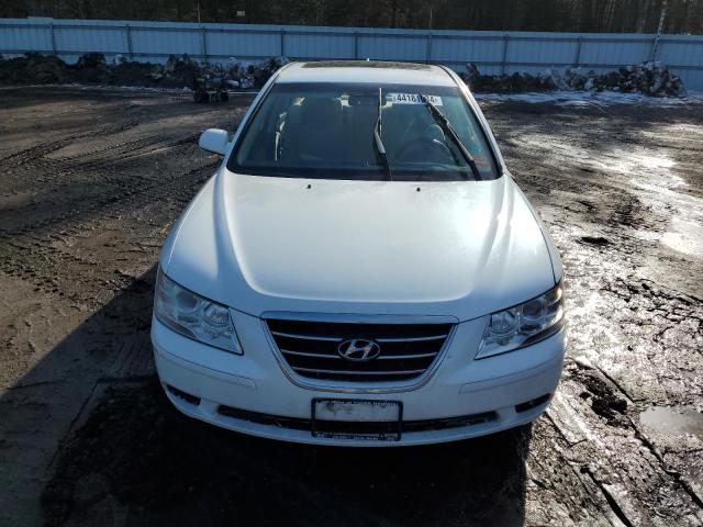 5NPET46C69H441640 - 2009 HYUNDAI SONATA GLS WHITE photo 5