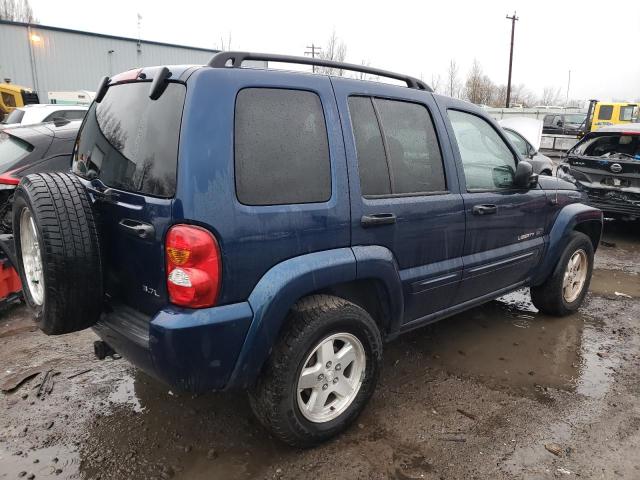 1J8GL58K82W330955 - 2002 JEEP LIBERTY LIMITED BLUE photo 3