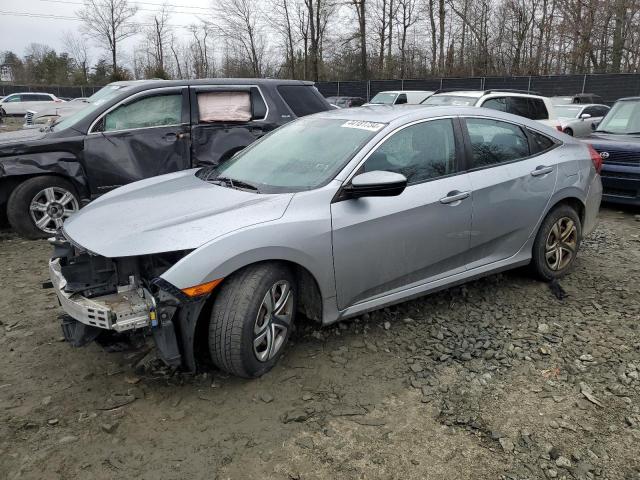 19XFC2F5XHE206204 - 2017 HONDA CIVIC LX SILVER photo 1