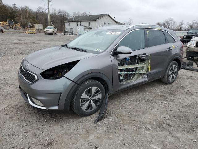 KNDCC3LC8H5049098 - 2017 KIA NIRO EX GRAY photo 1