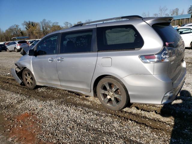 5TDXK3DC4FS582480 - 2015 TOYOTA SIENNA SPORT SILVER photo 2