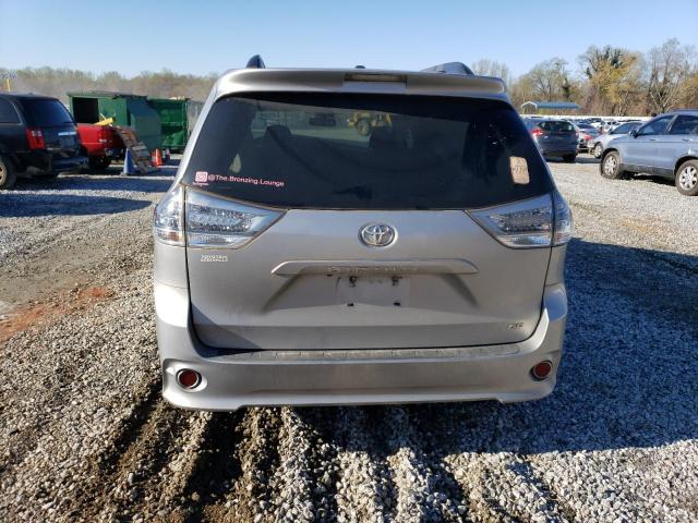 5TDXK3DC4FS582480 - 2015 TOYOTA SIENNA SPORT SILVER photo 6